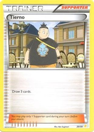Tierno (20 - Pikachu Libre Deck)  XY Trainer Kit Pikachu Libre & Suicune - Common