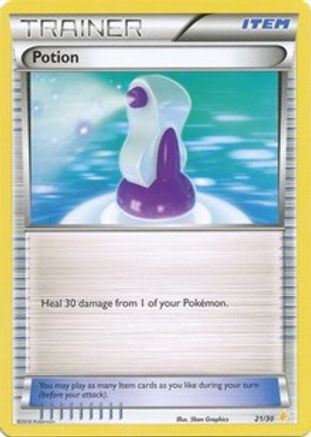 Potion (21 - Pikachu Libre Deck)  XY Trainer Kit Pikachu Libre & Suicune - Common