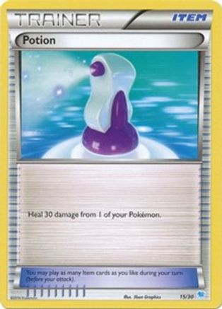 Potion (15 - Suicune Deck)  XY Trainer Kit Pikachu Libre & Suicune - Common
