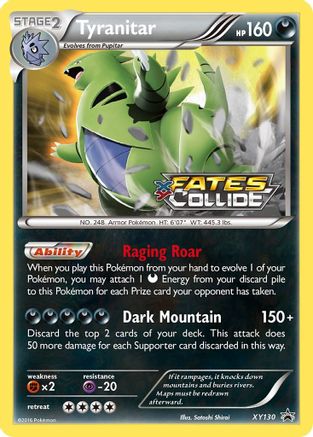 Tyranitar (Prerelease)  - Holofoil XY Promos - Promo