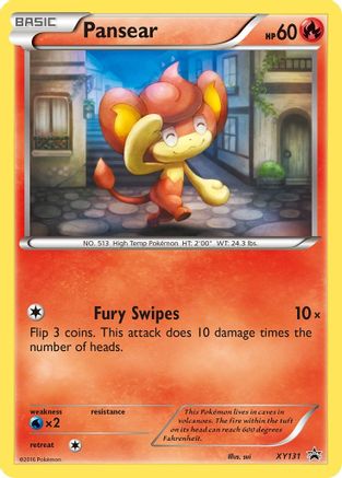 Pansear XY131  - Holofoil XY Promos - Promo