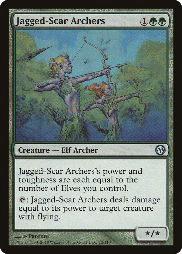 Jagged-Scar Archers (DPA-072) - Duels of the Planeswalkers