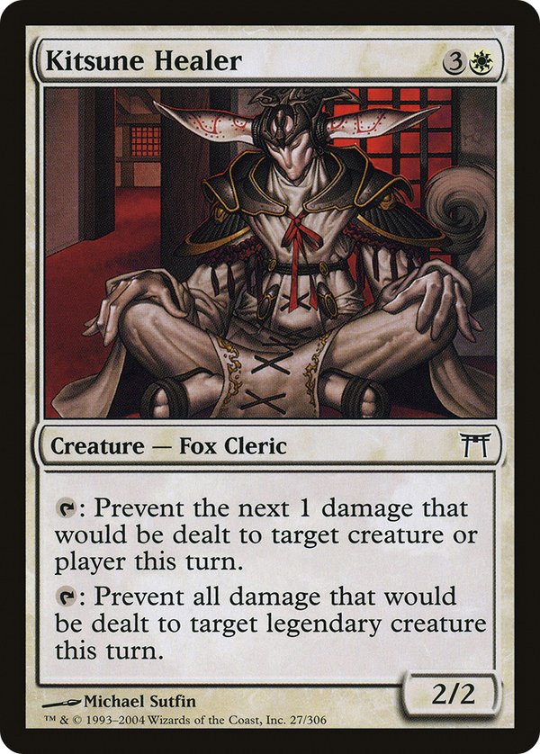 Kitsune Healer (CHK-027) - Champions of Kamigawa Foil