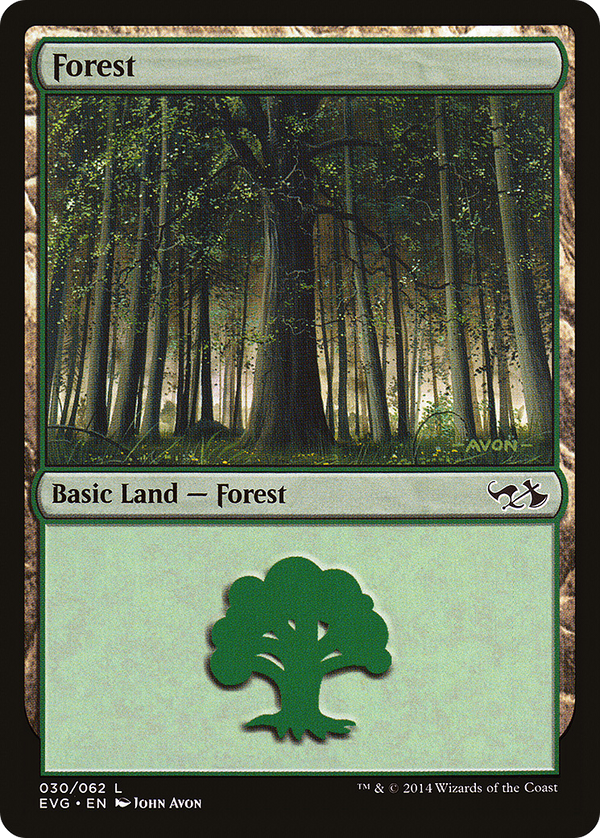 Forest (30) (Elves vs Goblins) (DD3-030) - Duel Decks Anthology: Elves vs. Goblins