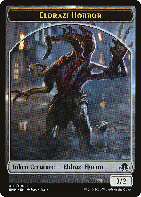 Eldrazi Horror Token (EMN-001) - Eldritch Moon Tokens