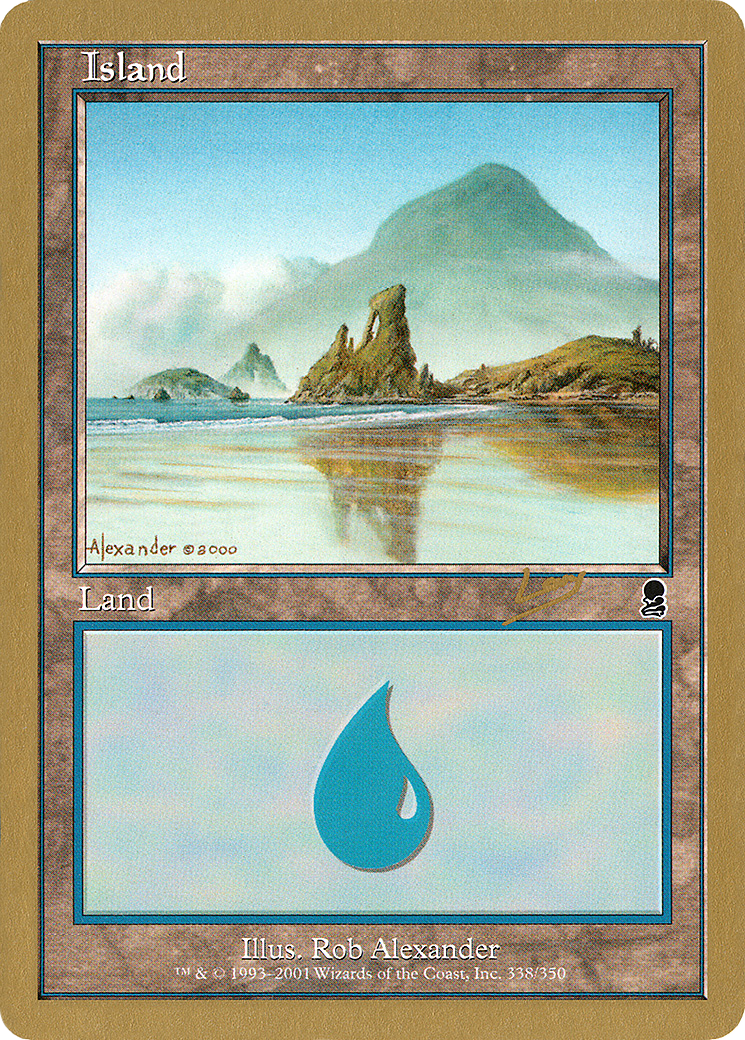 Island (338) - 2002 Raphael Levy (ODY) (WCD-) - World Championship Decks 2002