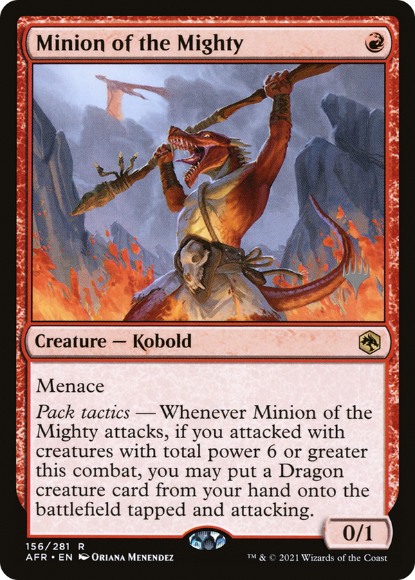 Minion of the Mighty (PPAFR-156) - Adventures in the Forgotten Realms Promos Foil