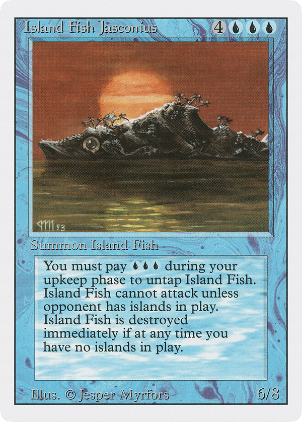 Island Fish Jasconius (3ED-) - Revised Edition