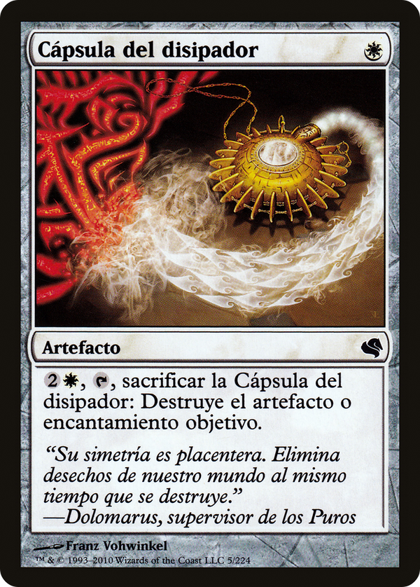 Dispeller's Capsule (Spanish) - "Capsula del disipador" (PS11-005) - Salvat 2011