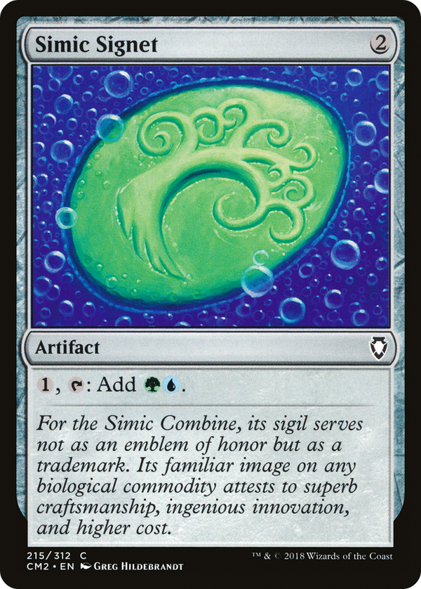 Simic Signet (215) (CM2-215) - Commander Anthology Volume II
