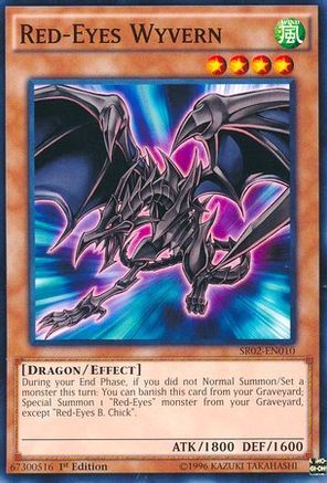 Red-Eyes Wyvern (SR02-EN010) - Structure Deck: Rise of the True Dragons 1st Edition