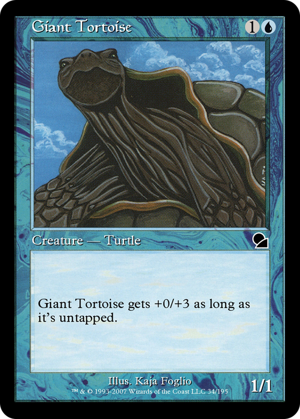 Giant Tortoise (ME1-034) - Masters Edition Foil