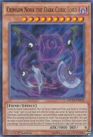 Crimson Nova the Dark Cubic Lord (MVP1-EN039) - The Dark Side of Dimensions Movie Pack Unlimited
