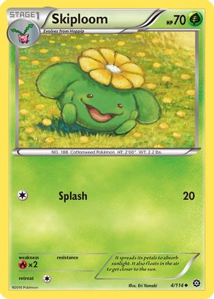 Skiploom 004  XY  Steam Siege - Uncommon