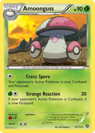 Amoonguss/114  XY  Steam Siege - Rare