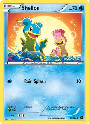 Shellos 028  XY  Steam Siege - Common