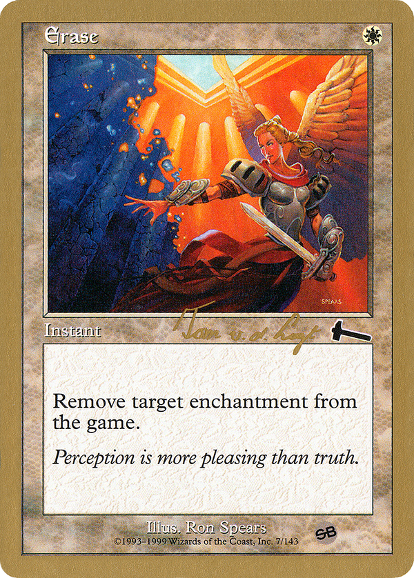 Erase - 2000 Tom van de Logt (6ED) (SB) (WCD-) - World Championship Decks 2000