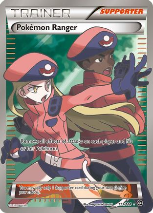 Pokemon Ranger (Full Art) 113  - Holofoil XY  Steam Siege - Ultra Rare