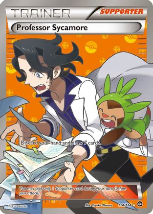 Professor Sycamore 114  - Holofoil XY  Steam Siege - Ultra Rare