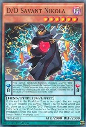 D/D Savant Nikola (TDIL-EN011) - The Dark Illusion 1st Edition