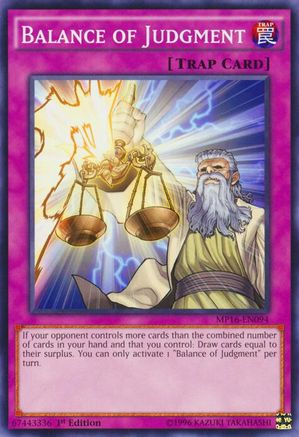 Balance of Judgment (MP16-EN094) - 2016 Mega-Tins Mega Pack 1st Edition