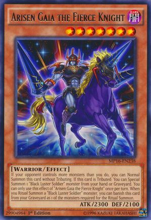 Arisen Gaia the Fierce Knight (MP16-EN238) - 2016 Mega-Tins Mega Pack Unlimited
