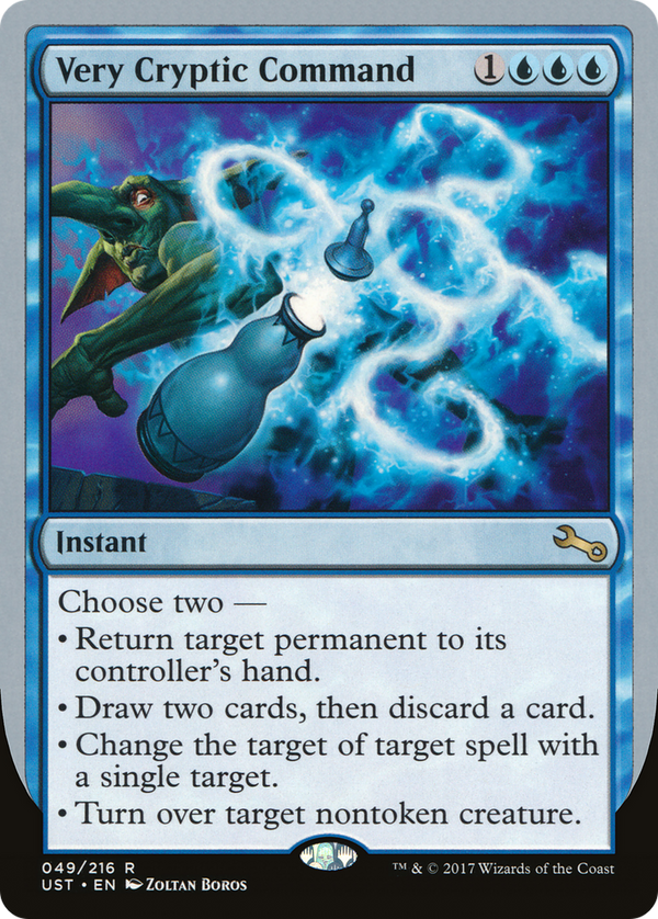 Very Cryptic Command (D) (UST-049) - Unstable