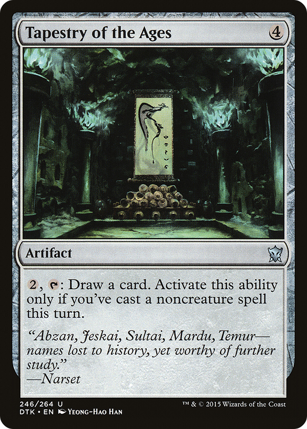 Tapestry of the Ages (DTK-246) - Dragons of Tarkir Foil