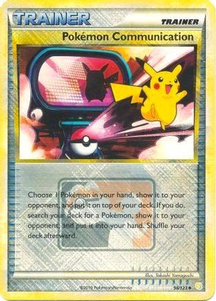 Pokemon Communication - 98/123 (League Promo)/129  - Reverse Holofoil League & Championship Cards - Promo