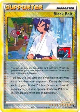 Black Belt - 85/102 (League Promo)/102  - Reverse Holofoil League & Championship Cards - Promo