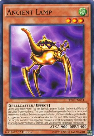 Ancient Lamp (LDK2-ENK14) - Legendary Decks II 1st Edition