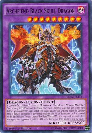 Archfiend Black Skull Dragon (LDK2-ENJ42) - Legendary Decks II Unlimited