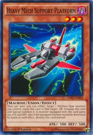 Heavy Mech Support Platform (SDKS-EN008) - Structure Deck: Seto Kaiba 1st Edition