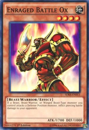 Enraged Battle Ox (SDKS-EN013) - Structure Deck: Seto Kaiba Unlimited