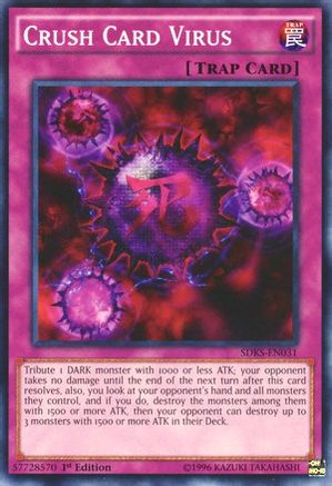 Crush Card Virus (SDKS-EN031) - Structure Deck: Seto Kaiba Unlimited