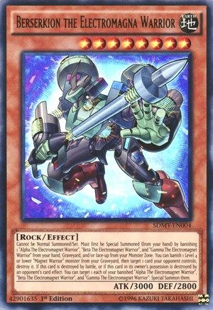 Berserkion the Electromagna Warrior (SDMY-EN004) - Structure Deck: Yugi Muto 1st Edition