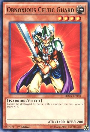 Obnoxious Celtic Guard (SDMY-EN018) - Structure Deck: Yugi Muto 1st Edition