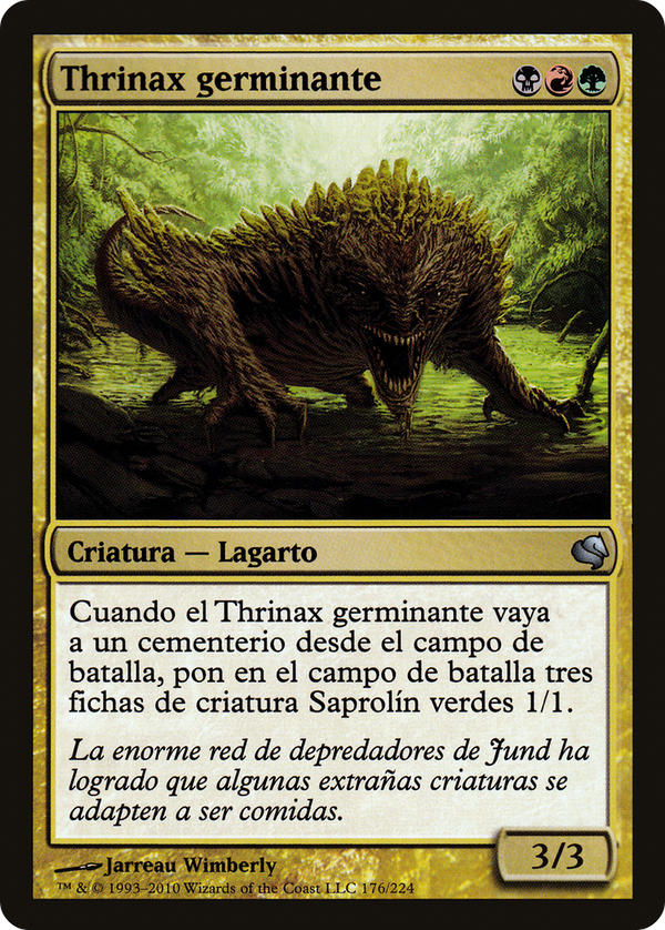 Sprouting Thrinax (Spanish) - "Thrinax germinante" (PS11-176) - Salvat 2011