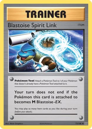 Blastoise Spirit Link 073  XY  Evolutions - Uncommon