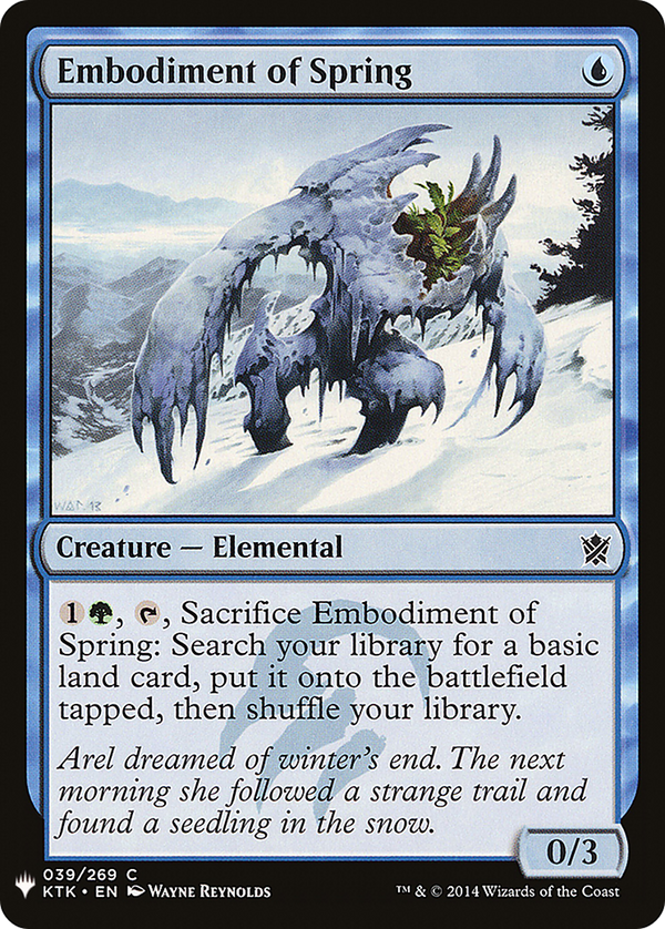 Embodiment of Spring (LIST-039) - The List