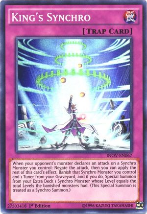 King's Synchro (INOV-EN067) - Invasion: Vengeance 1st Edition