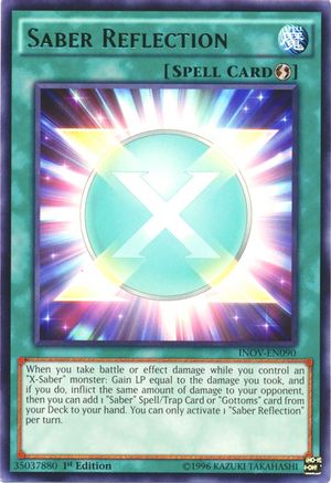 Saber Reflection (INOV-EN090) - Invasion: Vengeance 1st Edition