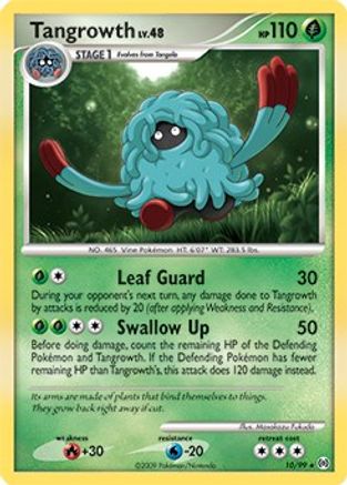 Tangrowth - 10/99 (DPPt Arceus)/099  Deck Exclusives - Rare