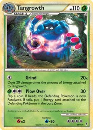 Tangrowth - 34/95 (Call of Legends)/95  - Holofoil Deck Exclusives - Holo Rare