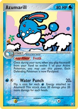 Azumarill - 1/109 (EX Team Rocket Returns)/109  Deck Exclusives - Rare