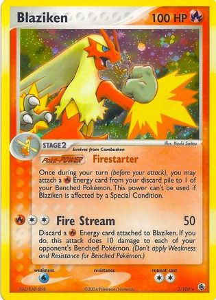 Blaziken (Holo)  - Holofoil EX Battle Stadium - Holo Rare