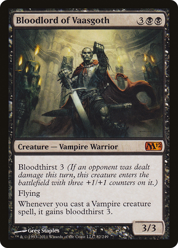 Bloodlord of Vaasgoth (M12-082) - Magic 2012