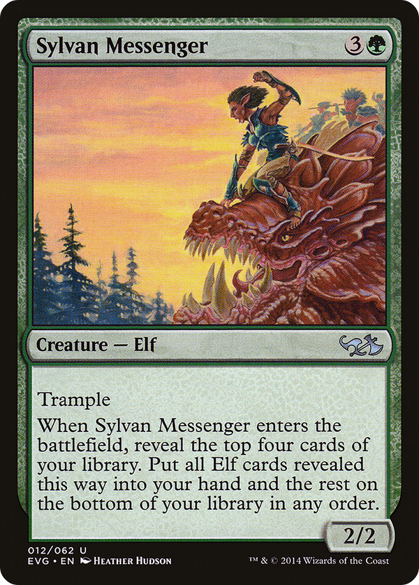 Sylvan Messenger (DD3-) - Duel Decks Anthology: Elves vs. Goblins