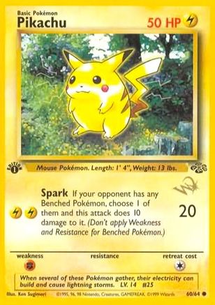 Pikachu [W Stamped] 060  WoTC Promo - Promo