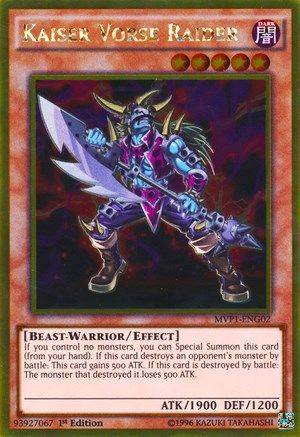 Kaiser Vorse Raider (MVP1-ENG02) - The Dark Side of Dimensions Movie Pack: Gold Edition 1st Edition